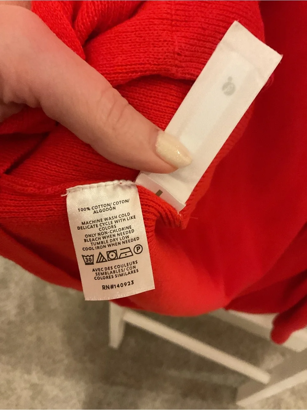 LOFT Open-Front Bright Red Cardigan